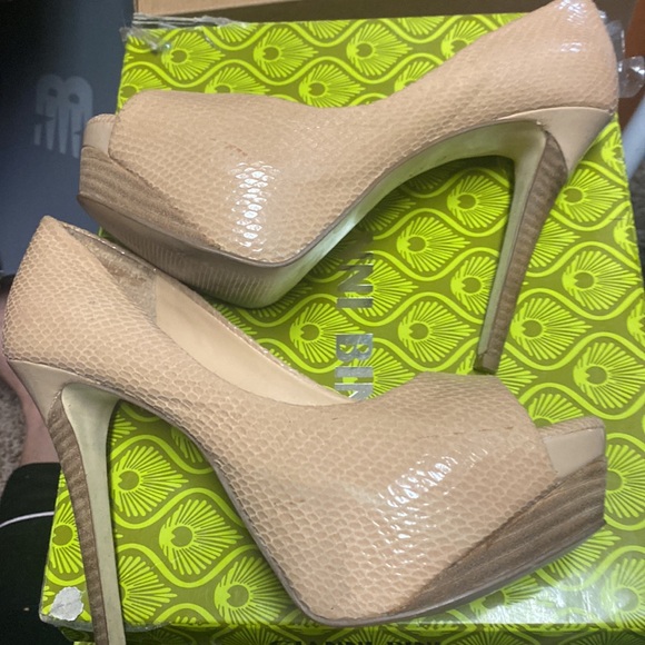 Nude peep toe heel - Picture 5 of 5